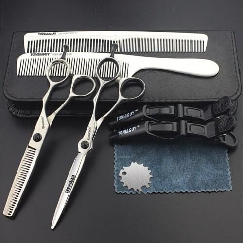 5.5/6/7 inch Scissors for hair salons scissors for stylist non-slip and wear-resistant hair scissors set customized logo