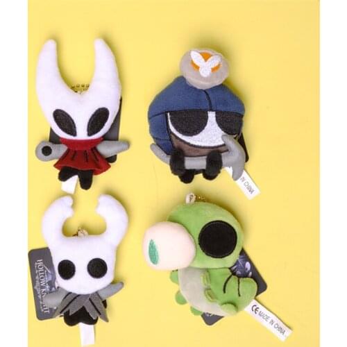 9cm Game Hollow Knight Cosplay Doll Toy Plush Dolls Kids Gift Keychain Pendant Accessories