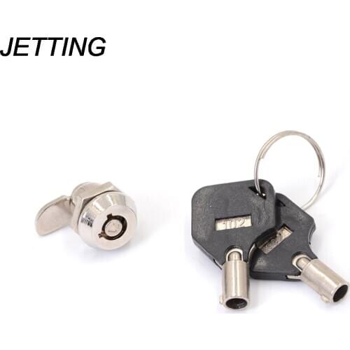 DIY Furniture Hardware Drawer Tubular Cam Lock Keyed Different for Door Mailbox Cabinet Tool Box with 2 Keys