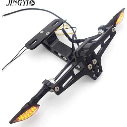 Indicator Motorcycle Tail Tidy Fender Eliminator License Plate Holder LED Light For KTM DUKE 125 200 390 690 990