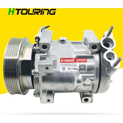 Sanden SD7V16 AC Compressor For Car Renault THALIA I LB0 DUSTER 1.5 dCi 1.6 16V HSAT 8200802609 8200866440 6001549991 130623 6PK
