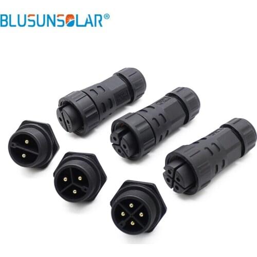 M25 Waterproof Connector Wire to Male Panel Waterproof Connectors with 2Pin , 3Pin , 4Pin
