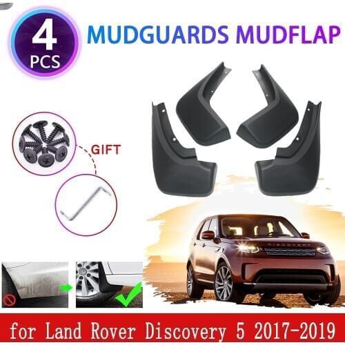 New 4PCS for Land Rover Discovery 5 L462 2017 2018 2019 Mudguards Mudflap Fender Mud Flaps Splash Guard Protect Car Accessories