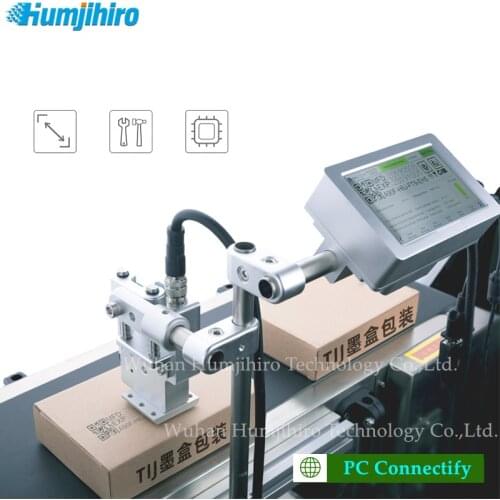 PC Connection Online Thermal Inkjet Printer QR Code Printing Batch Number Date Logo Expiry Date Production Line Inkjet Printer