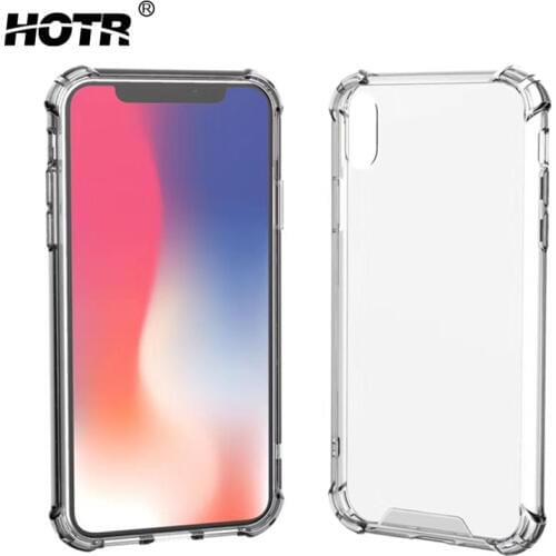 Clear Case for iphone X XS XR 6 6S 7 8 XS Max Case for Apple 11 Pro Max TPU Frame+Hard PC Back Cover Case For iphone 11 Pro Max