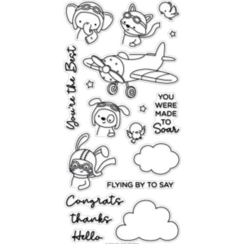 Pilot Clear Silicone Stamp / seal for DIY Scrapbooking / Album Decorative Clear Stamp Sheets A152