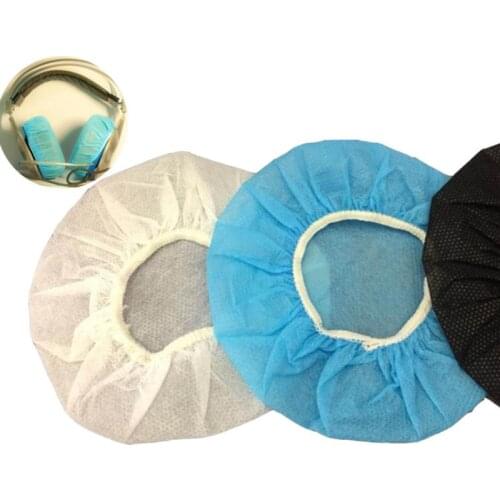 Ear Pads Cover Replacement Disposable Headphone Sleeve Earmuffs Dust-proof Sweat Proof Breathable Cover 100mm To 120mm Ew