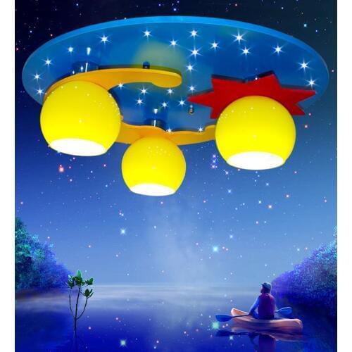 Modern childrens ceiling lamp led lamp cute cartoon children lighting high-power E27 led light Ceiling Lights For AAC 90--260V