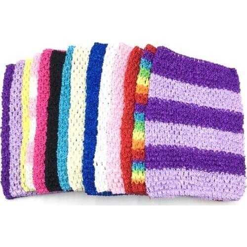 20x23cm Crochet Tutu Tops Baby Shower Tutu Tube Tops Elastic Chest Wrap Apparel Sewing Knitting Fabric Birthday Childrens Gifts