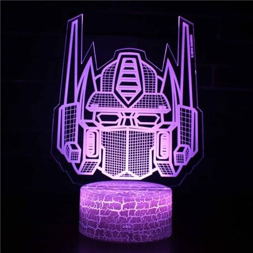 Transform Robot Anime Figure Bedroom Decor Cute Room Decor Night Light Night Light Plug in Mood Decoration for Sexy Bulbs Kids