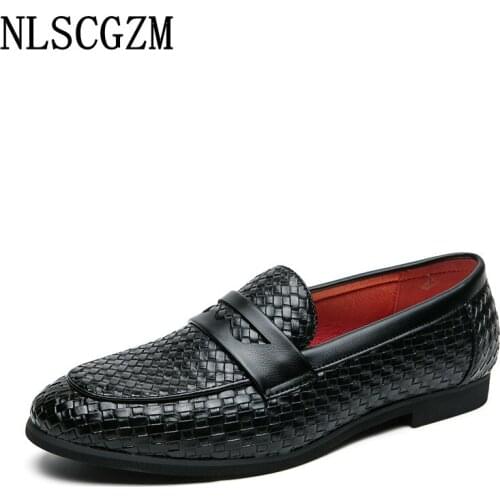 Coiffeur Men Dress Shoes Loafers Wedding Dress Oxford Shoes for Men Office 2021 Formal Slip on Shoes Men Italian Business Suit