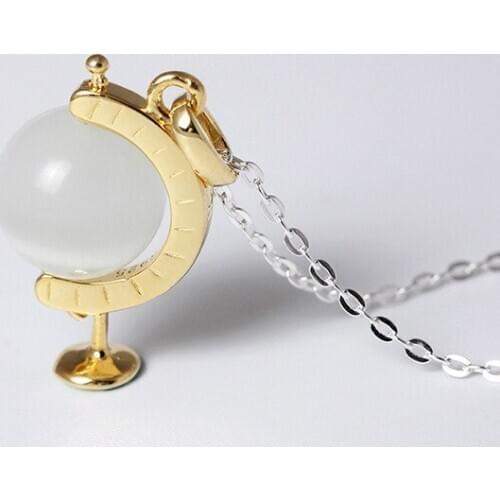 Act The Role Ofing Is Tasted Beautiful Delicate Lapis Globe Deserve To Act The Role Of With Necklace Pendant Necklace