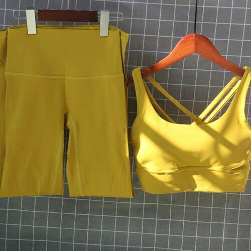 Women Sports Set Leggings And Tops Fitness Sports Suits Gym Clothing Yoga Bra And Tight Pants Running Sportswear