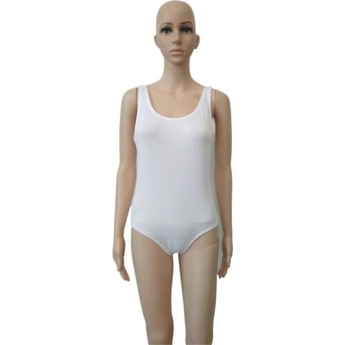 Womens sexy Spandex Zentai Bodysuit T back One Piece Slim Stretchy Swimsuit Fitness Clothing Underwear