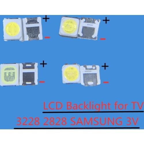 1000pcs FOR SAMSUNG 2828 LED Backlight TT321A 1.5W-3W with zener 3228 2828 Cool white LCD Backlight for TV TV Application