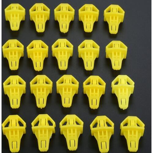 20Pcs Plastic Rivets Fastener Car Radiator Grille Retainer Clips Bumper Moulding Clips For Honda CR-V 2012+ Accord 91578-T0A-003