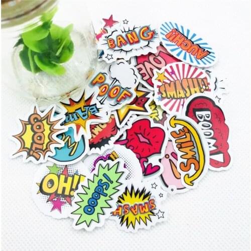 40 Funny Letter Paper Label Sticker Crafts Scrapbook Decoration Sticker DIY Cute Stationery
