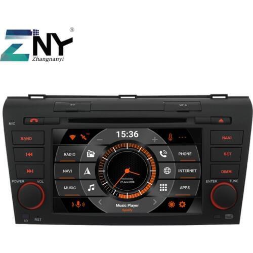 7" Android 10 Car Stereo GPS For Mazda 3 Auto Radio FM Multimedia WIFI Bluetooth DVD Navigation DSP Audio Video Rear Camera