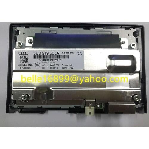 Free post 8U0919603A 8U0 919 603A Original new A+ grade 6.5 inch LCD Display for Audi Q3 A1 A3 Car GPS Navigation System