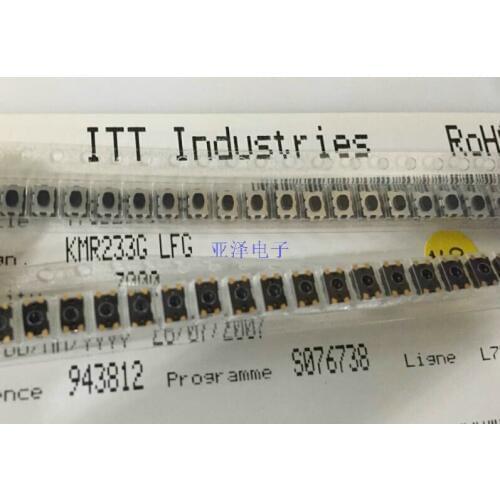 C amp; K US ITT original KMR233G SMD Tact Switch 4.6 * 2.8 * 1.9 gilt buttons foot patch