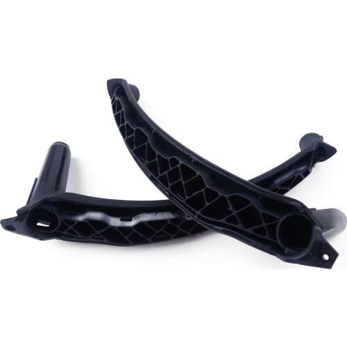 CITALL 1 Pair Left & Right Side Interior Door Panel Handle Chrome Pull Trim Cover 51416969401 for BMW E70 X5 X6 E71 2008 - 2013