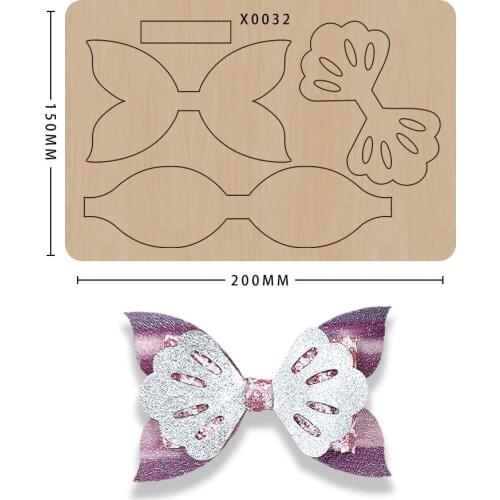 Wooden Cutting Dies Diy Bow Scrapbooking Mold Leather Mold Die-cut Handmade Crafts