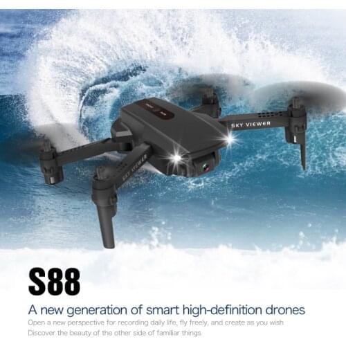 S88 Drone 4k Mini Professional Wide-angle Drone Dual Camera Height Keeping Real-time Transmission UAV Toys For Childs Kids Gifts