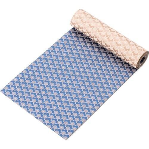 DUNXDECO Table Runner Dinner Party Long Table Cover Fabric Vintage Chinese Style Geometric Weaving Double Side Tea Room Desk Mat