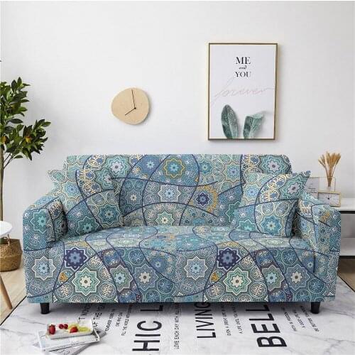 Bohemian Elastic Silk Sofa Cover Stretch for Living Room Couch Cover Chair 1/2/3/4 Seater Sectional Sofa slipcover sofa