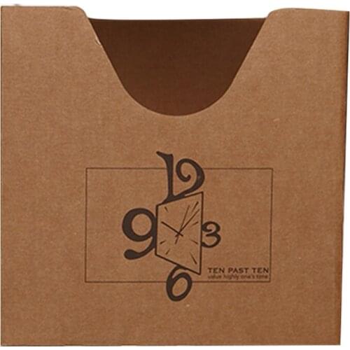 DIY Kraft Paper Cardboard Storage Box Bin with Side Handles Books Magazine File Holders Home Office Desktop Organizer