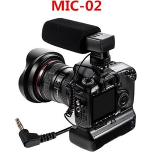 Microphone camera MIC-02 microphone SLR microphone camera microphone mini stereo photography recording portable carrying