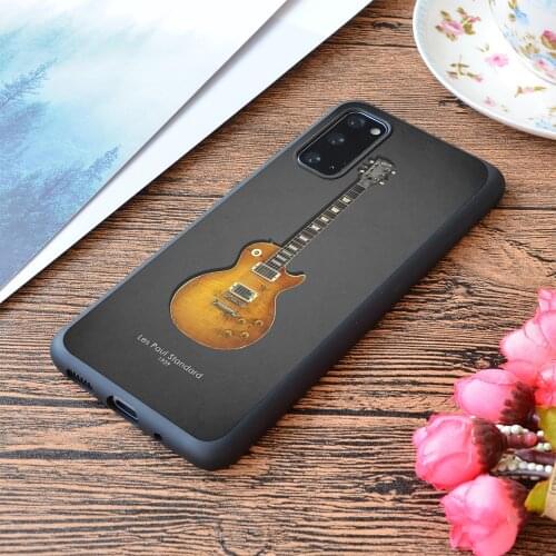 For Samsung Galaxy Les Paul Standard Guitar Print Soft Matt Apple Case Print Soft Matt Phone Case