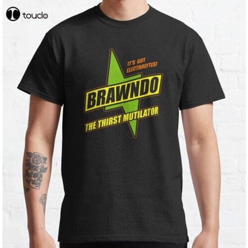New Brawndo Classic Dustbrain T-Shirt Cotton Men Tee Shirt