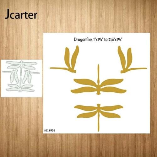 2021 New Arrival Metal Cutting Dies Dragonfly Craft Handmade Knife Mould Blade Punch Stencils Dies Cut for Scrapbooking Model