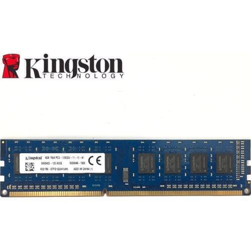 Kingston 4G 4GB DDR3 1RX8 PC3 12800 DDR3 1600MHZ 1600 MHZ Module ECC Desktop RAM Desktop memory Original Kingston Chipset