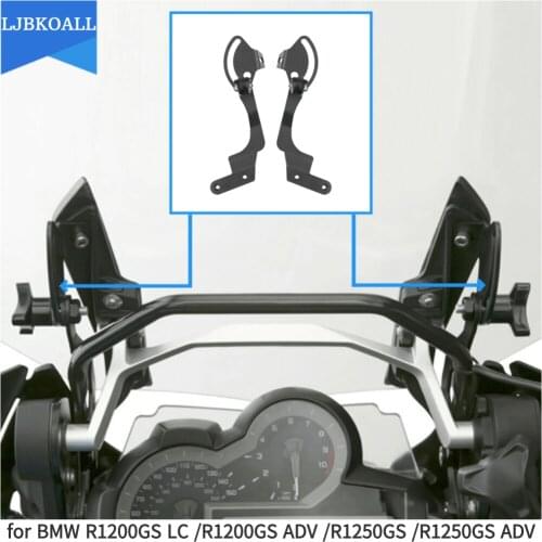 R1250GS ADV 2018-2021 2020 Motorcycle Adjustable Windscreen Mount Bracket Windshield Adjuster For BMW R1200GS LC ADV 2014-2019