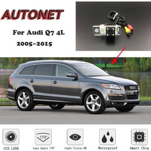 AUTONET HD Night Vision Backup Rear View camera For Audi Q7 4L 2005~2015 CCD/License Plate camera