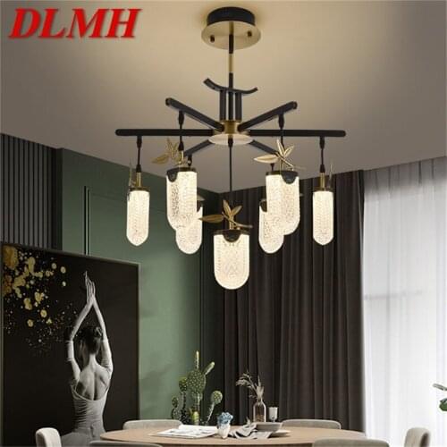 DLMH Modern Pendant Light Luxury Brass LED Lamp Fixtures For Home Decorative Dining Living Room