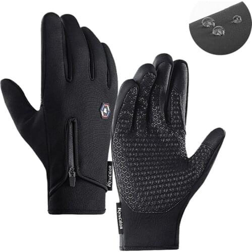 Winter Thermal Warm Unisex Cycling Bicycle Bike Gloves Comfortable Full Finger Gloves Outdoor Camping Hiking Motorcycle Gloves