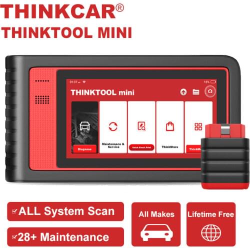 THINKCAR Thinktool Mini OBD2 Car Automotive Scanner All System Scan DPF EPB IMMO 28 Reset Car OBD 2 Code Reader Diagnostic Tool