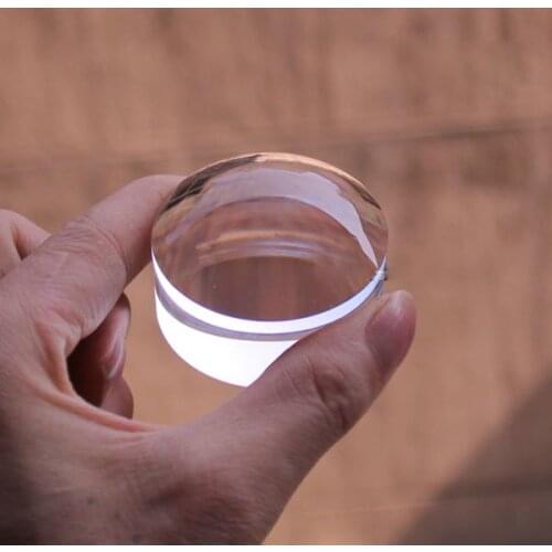 4X 50mm Clear Lens Glass Magnifying Lens Desk Loupe Transparent Magnifier for Reading