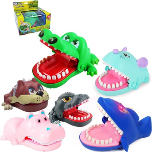 Party Toys Crocodile Teeth Mouth Games Children Funny Dentist Bite Finger Game Tricky Jokes Family Toy Best Gift For Kids