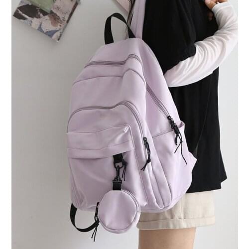 Waterproof Oxfor Women Backpacks Large Capacity Travel Bag Teenage Girls Schoolbag Female Big Backpack Laptop Bag Softback Green