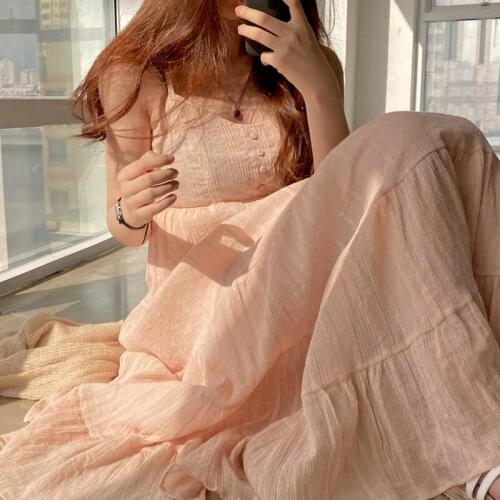 2021 Summer Dress Vintage Women Elegant A-line Party Dress Ladies V-Neck Midi Dresses High Waist Sexy Solid Vestidos 15367