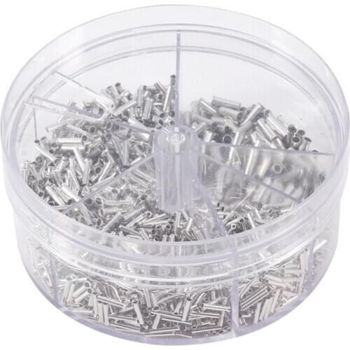 1900pcs Inflaming Retarding Copper Crimp Wire Connector Cord End Terminal Kit Set 0.5-2.5mm2 good electrical conductivity