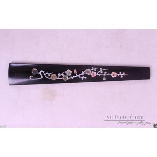 4/4 Violin Fingerboard Natural Ebony wood Pearl Shell Inlay Violin Parts