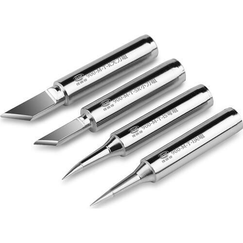 Lead-free Soldering Iron Tips 900M-T-I 900M-T-IS 900M-T-K Solder Tip Welding Sting For 936 937 852D BGA Soldering Rework Station