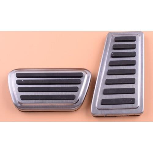 1 Set Car Interior Front Foot Brake Gas Pedal Pad Cover Fit For Dodge Ram 1500 2500 3500 2021 2020 2019 Accessories