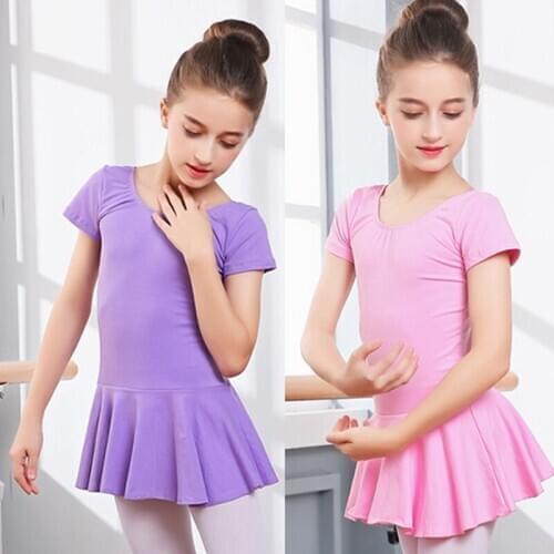 Girl Ballet Dance Kid Ballet Dress For Girls Children Dancing Tutu Ballerina Clothes Kids Dance Gymnastics Leotard Cotton