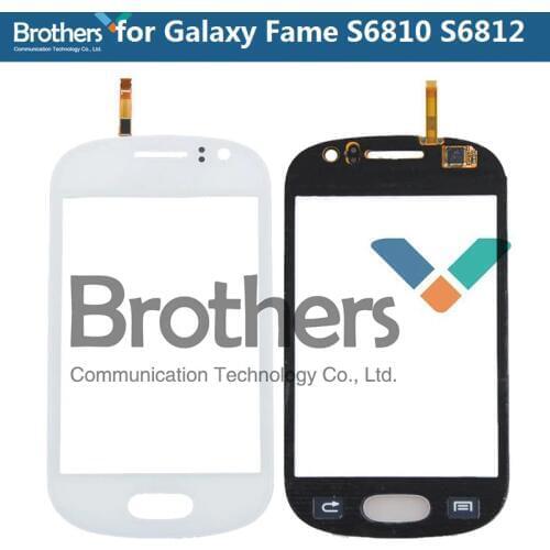 Touch Screen Digitizer For Samsung Galaxy Fame S6810 Front Touch Glass for Samsung S6810 S6812 Touch Panel Sensor Phone Parts